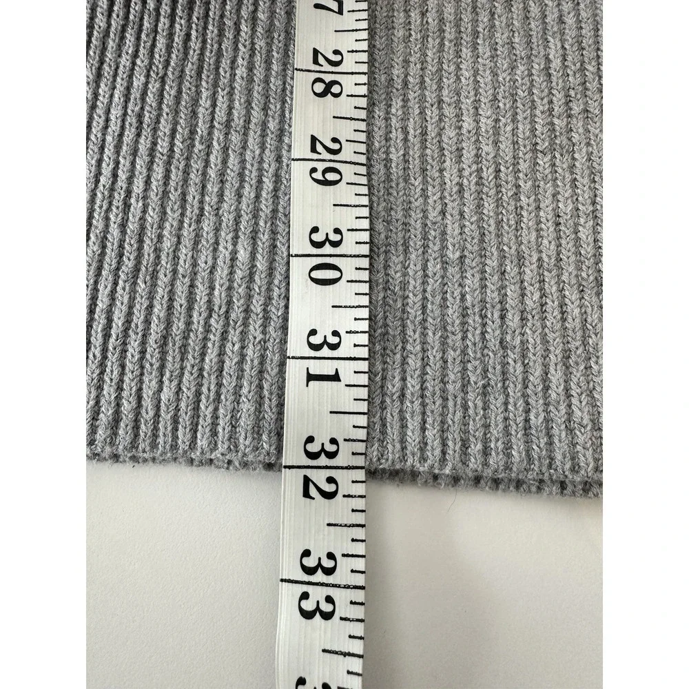 Alo Yoga Domain Rib Knit Sweatpant Mens Medium 30 X32 GREY Pockets Stretch